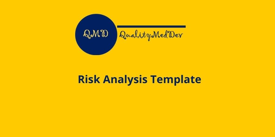 medical device risk assessment template